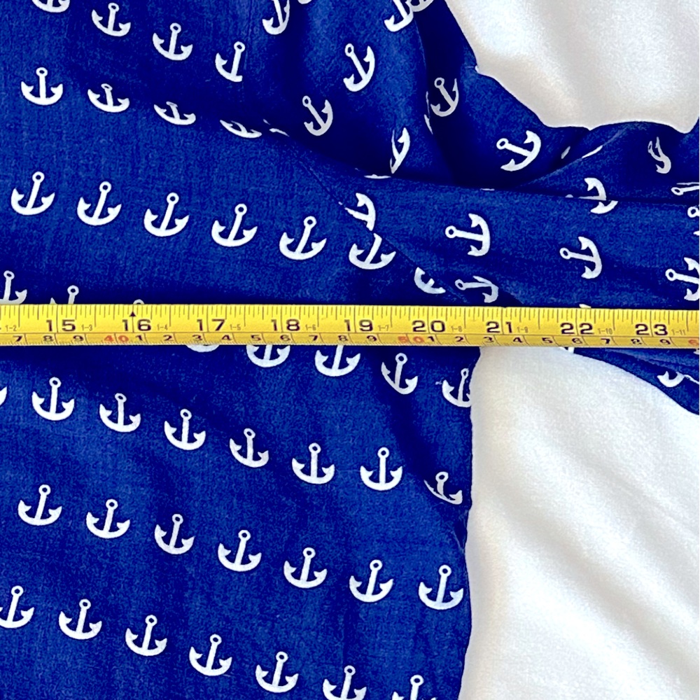 Grand & Greene Navy Anchor Henley V-neck Tunic Size L‎ - Picture 9 of 10